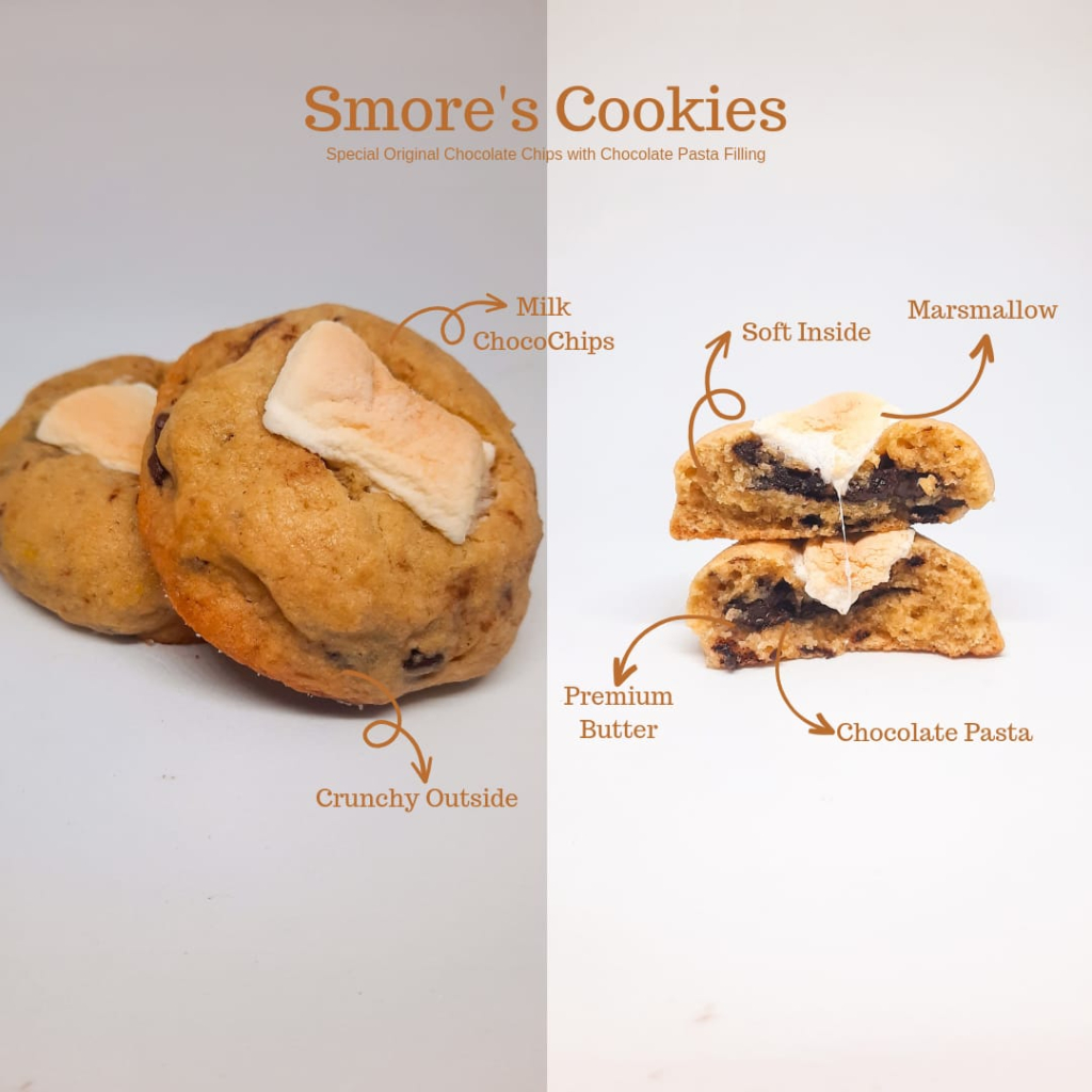 

Soft Cookies Smore's by Coo 'n Kies (3 pcs/5 pcs per Box) (FREE UHT MILK)