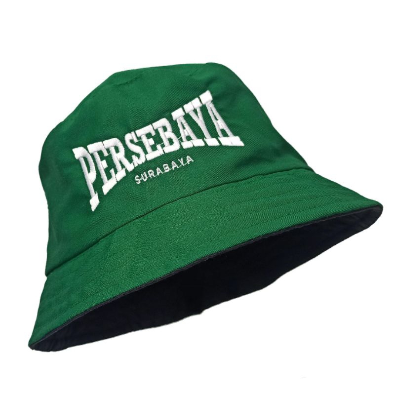 Topi Bordir Persebaya Surabaya Bonek 1927 Snapback 5 Panel Baseball Cap Bucket Hat Five Panels