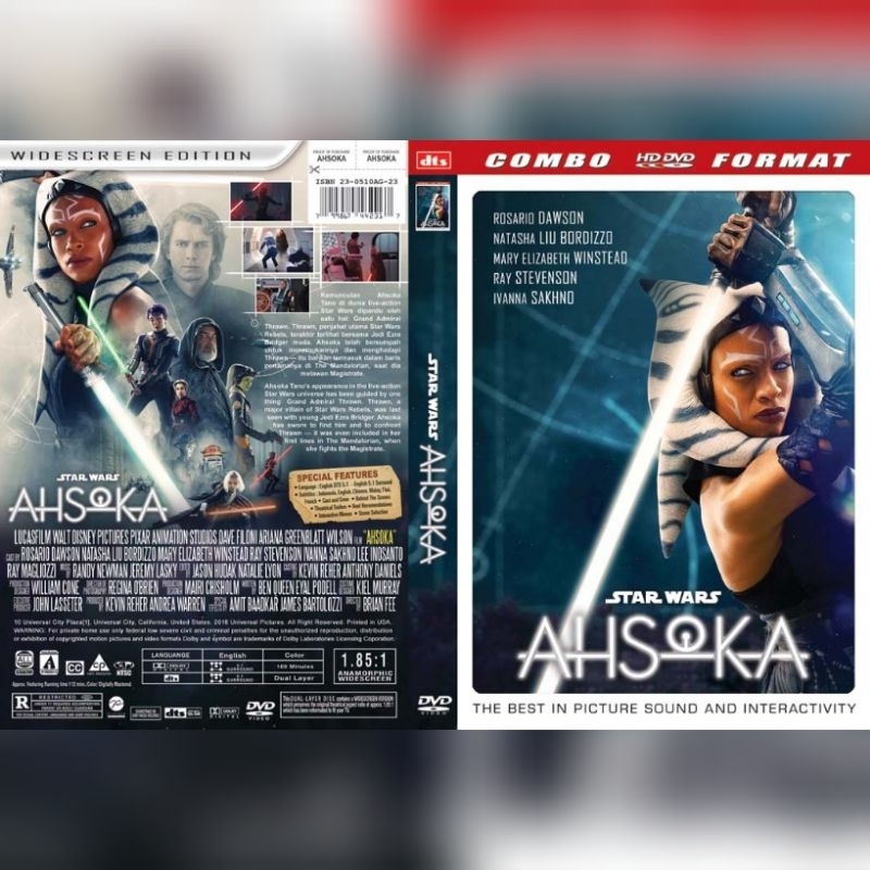 Kaset Film Seri Star Wars AHSOKA - 2023 - HD