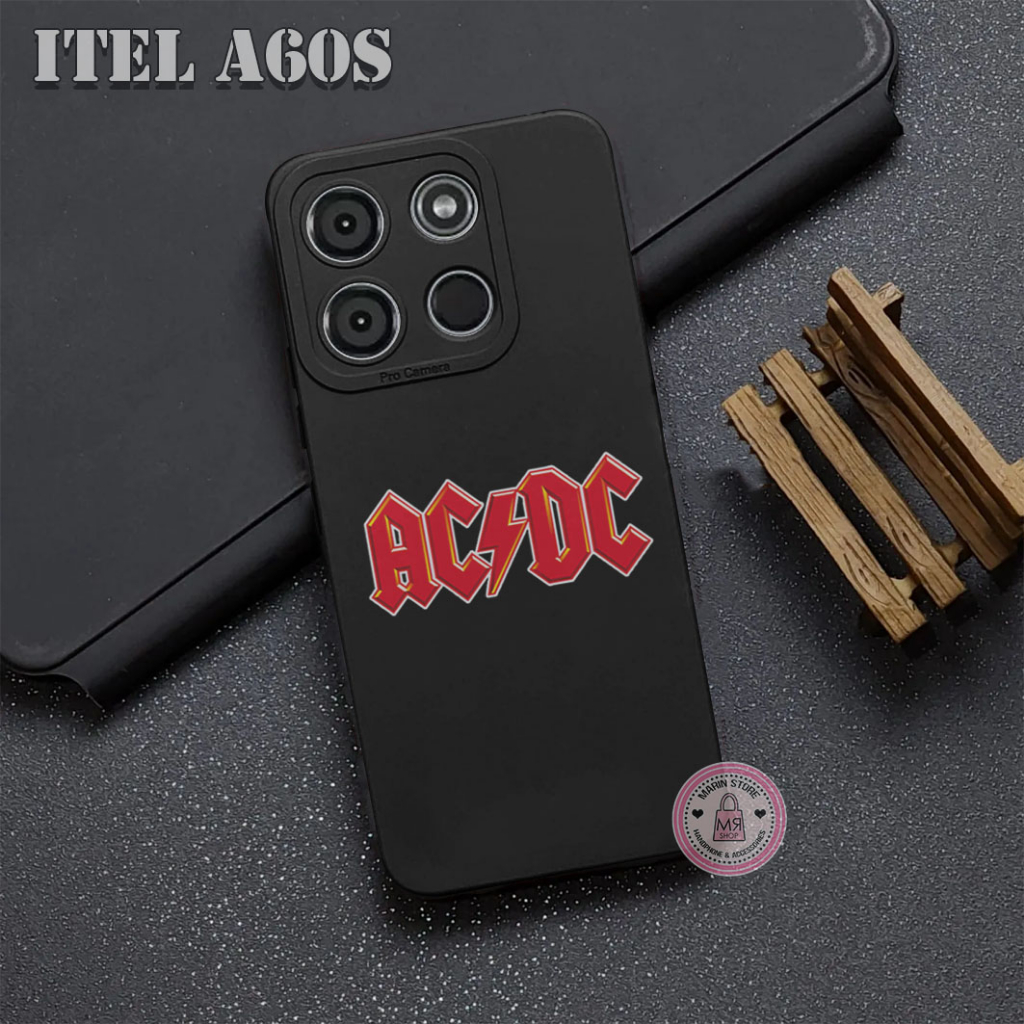 Case Procamera ITEL A60 / ITEL A60S  Silicone TPU Case Sofcase Fashion  CUTE AND KREN  Happy For Typ