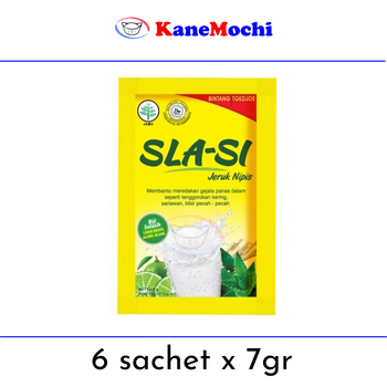 

Sla-si Jeruk Nipis isi 6 sachet @ 7gr