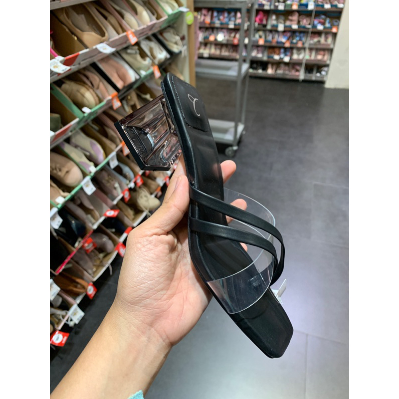 kila black heels wanita payless 6,5cm