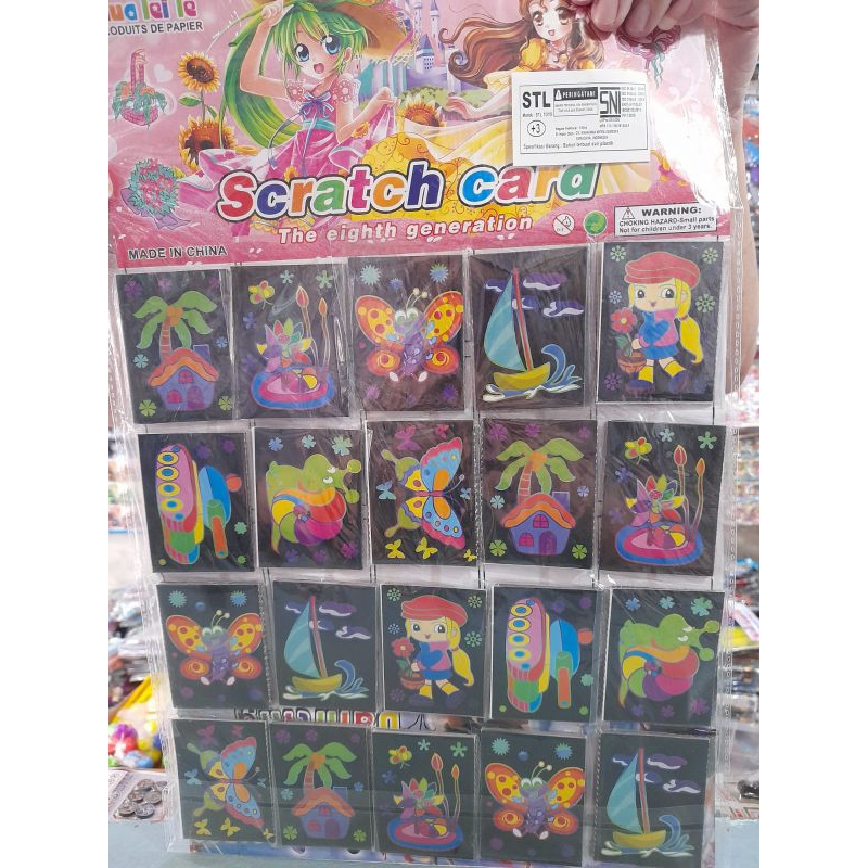 

Mewarnai Magic Scrath isi 20 Pcs (Banyak Lembar)