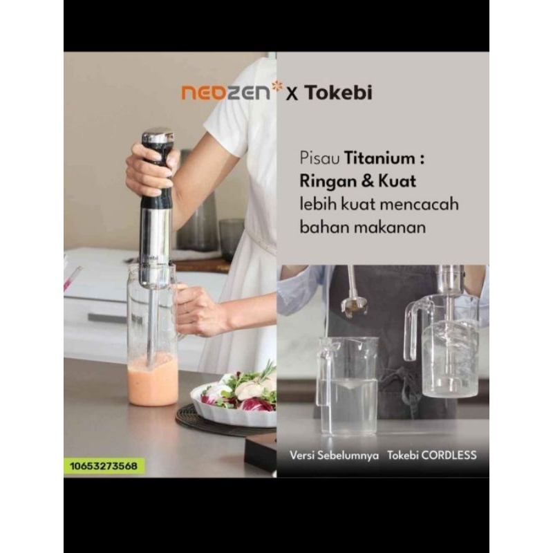 Tokebi Cordles Blender Tangan