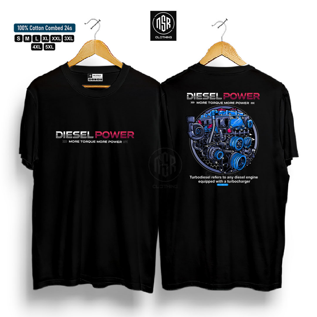 T-shirt DIESEL PERFORMANCE/KAOS DIESEL/BAJU DIESEL/kaos turbo