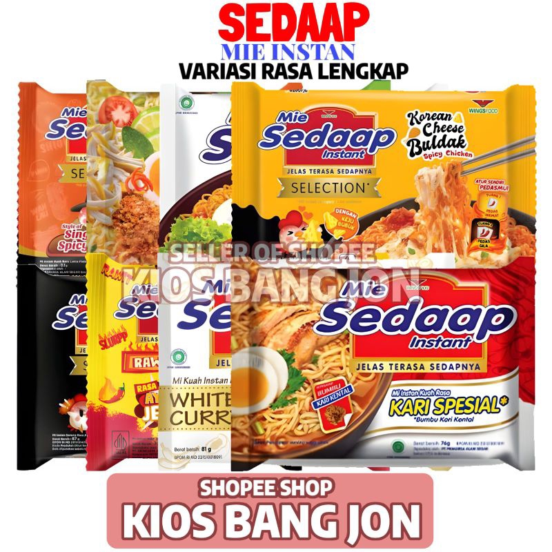 

Mie Sedaap Semua Varian Rasa Komplit