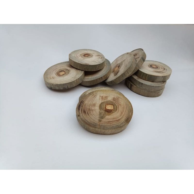 Potongan kayu jati bahan dekorasi hiasan dinding bahan dekorasi Resin