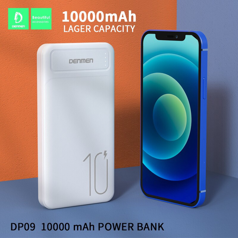 VDENMENV Powerbank 10000mAh type-c input 2.1A Fast charger Dual usb