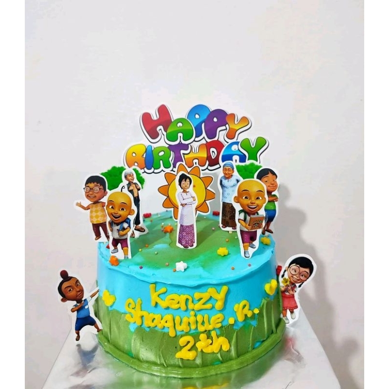 kue ulang tahun / kue ultah karakter / birthday cake / upin ipin / korean cake / korean bento cake /