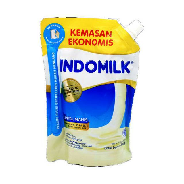 

Susu Kental Manis Indomilk Plain Pouch 545gr