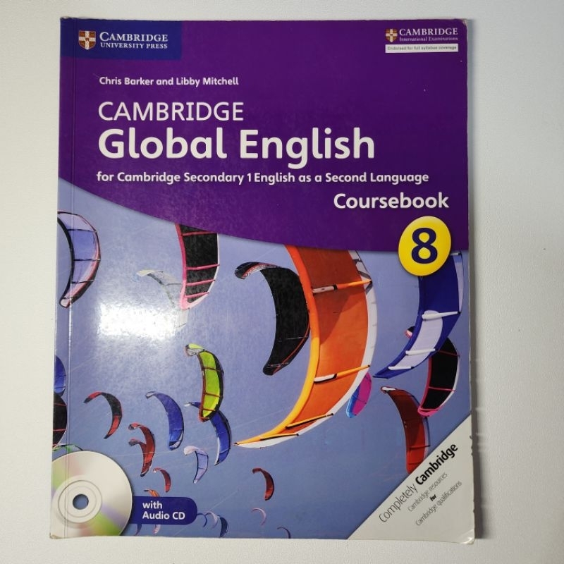 

PRELOVED Cambridge Global English for Cambridge Secondary 1 One English as a second 2nd language 8 Coursebook Course book cb buku bekas