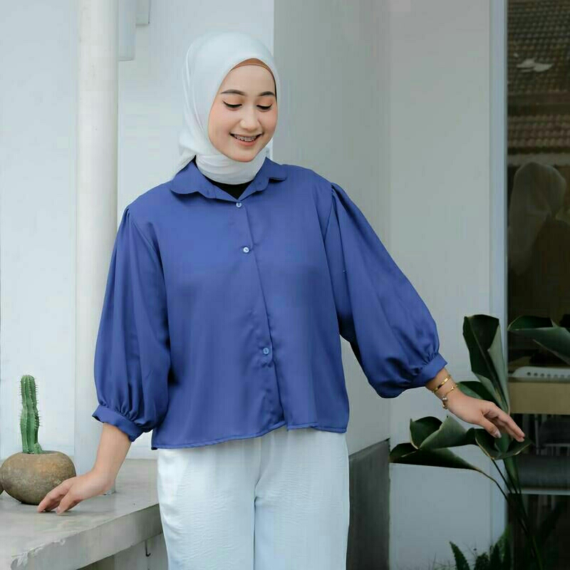 ELZE BLOUSE SHAKILA BOTEGA LENGAN BALON TERBARU