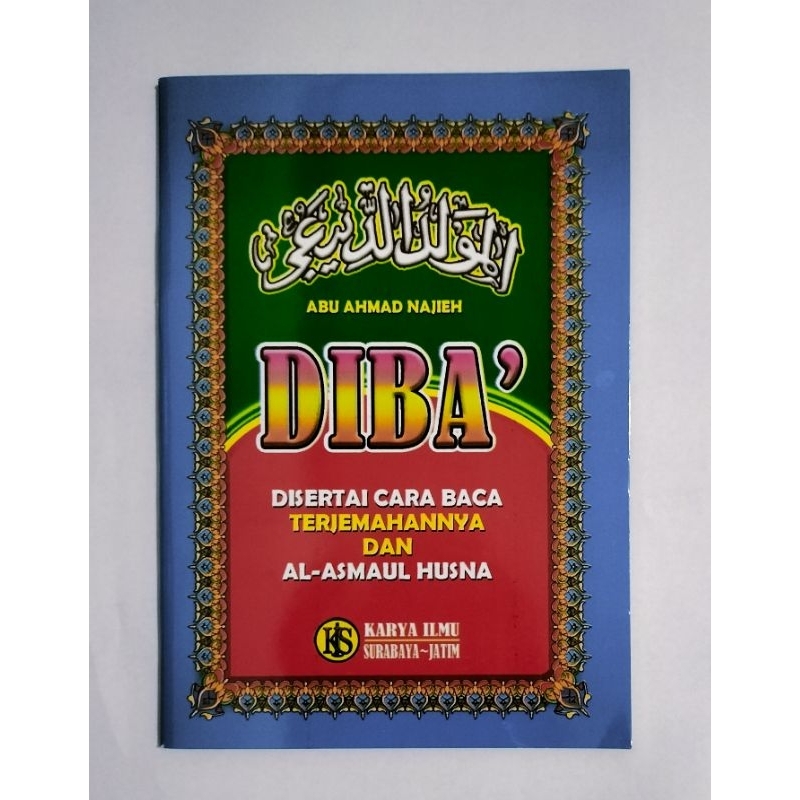Diba terjemah,Buku dibak,Besar a5