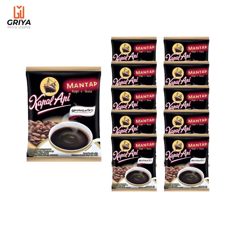 

Kapal Api Kopi + Gula Mantap isi 10 Pcs