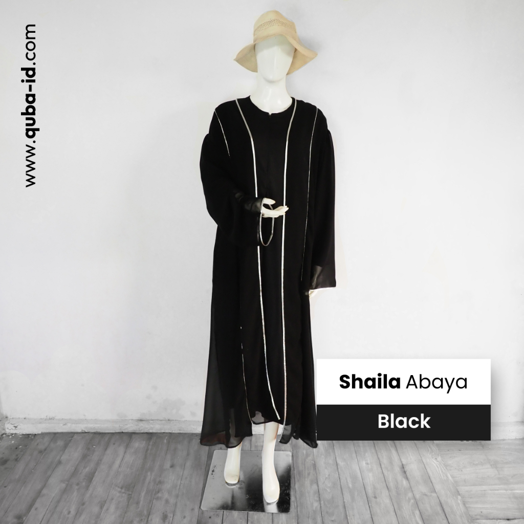 Shaila Abaya - Basic Abaya gamis muslimah akhwat wanita - Rayon Premium