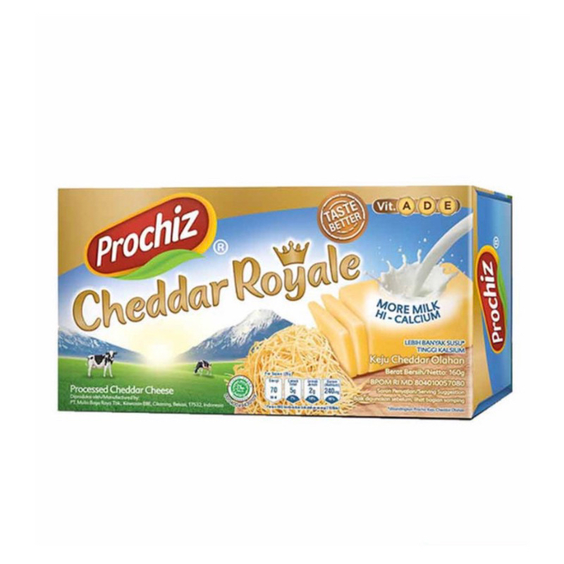 

Prochiz Keju Cheddar Royale 160gram