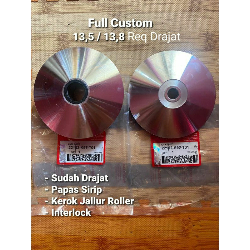 Pully pulley custom racing PCX ADV 150 Interlock