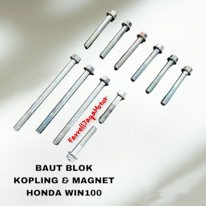 Baut Blok Kopling Dan Blok Magnet Honda Win 100 Win100