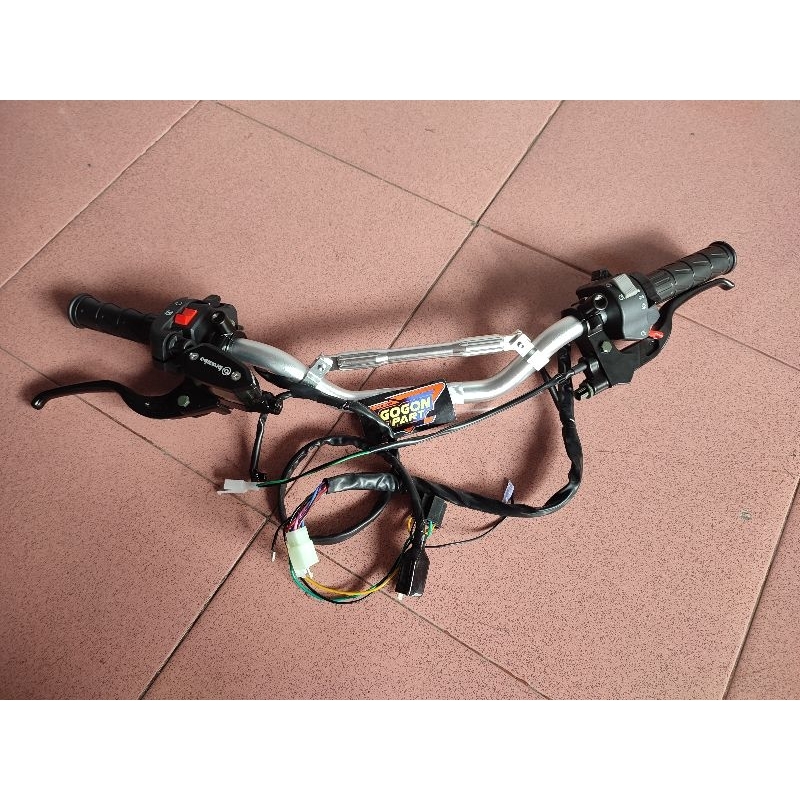 Paket stang stir day copy daytona set holder knana ksr kiri vixion old master re