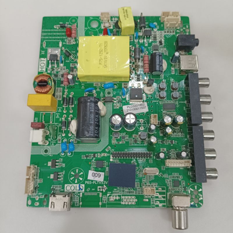 POLYTRON PLD 32D1852 SECOND - MB ORI TV LED POLYTRON - MAINBOARD MOTHERBOARD MENBOARD MOBO BOARD MOD