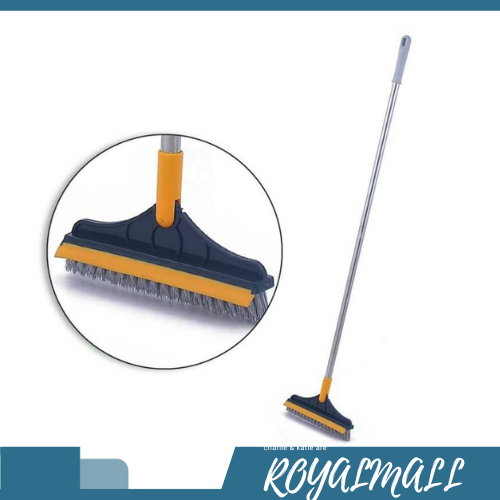 Cleaner Sikat Pembersih 2 in 1 Cleaning Brush Broom Mop  / Alat Sikat Wiper Sapu Dorong pembersih la