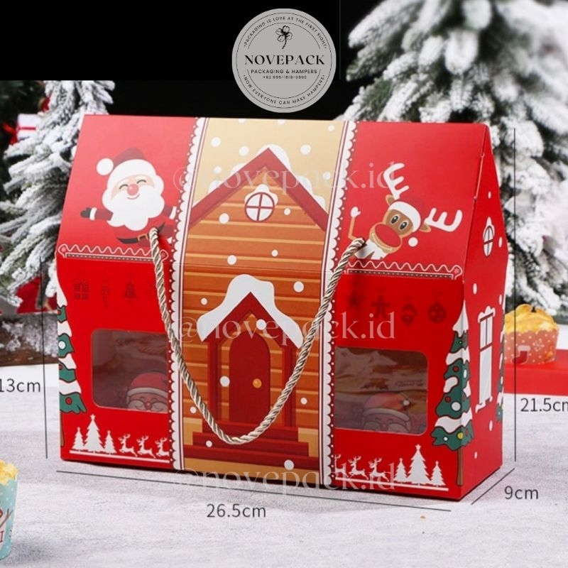 

(XM-04) CHRISTMAS BOX SERIES/BOX NATAL/ BOX CHRISTMAS/BOX KUE NATAL/BOX KUE CHRISTMAS/KOTAK KUE KERING NATAL/KOTAK KUE KERING CHRISTMAS/KOTAK CUPCAKE NATAL/KOTAK CUPCAKE CHRISTMAS