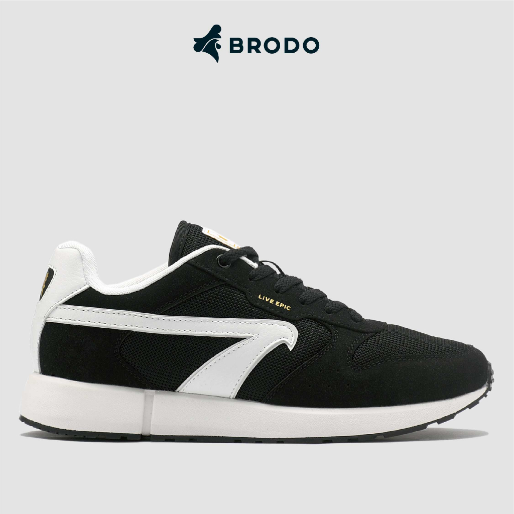 BRODO - Sneakers Corsa Classic Black White