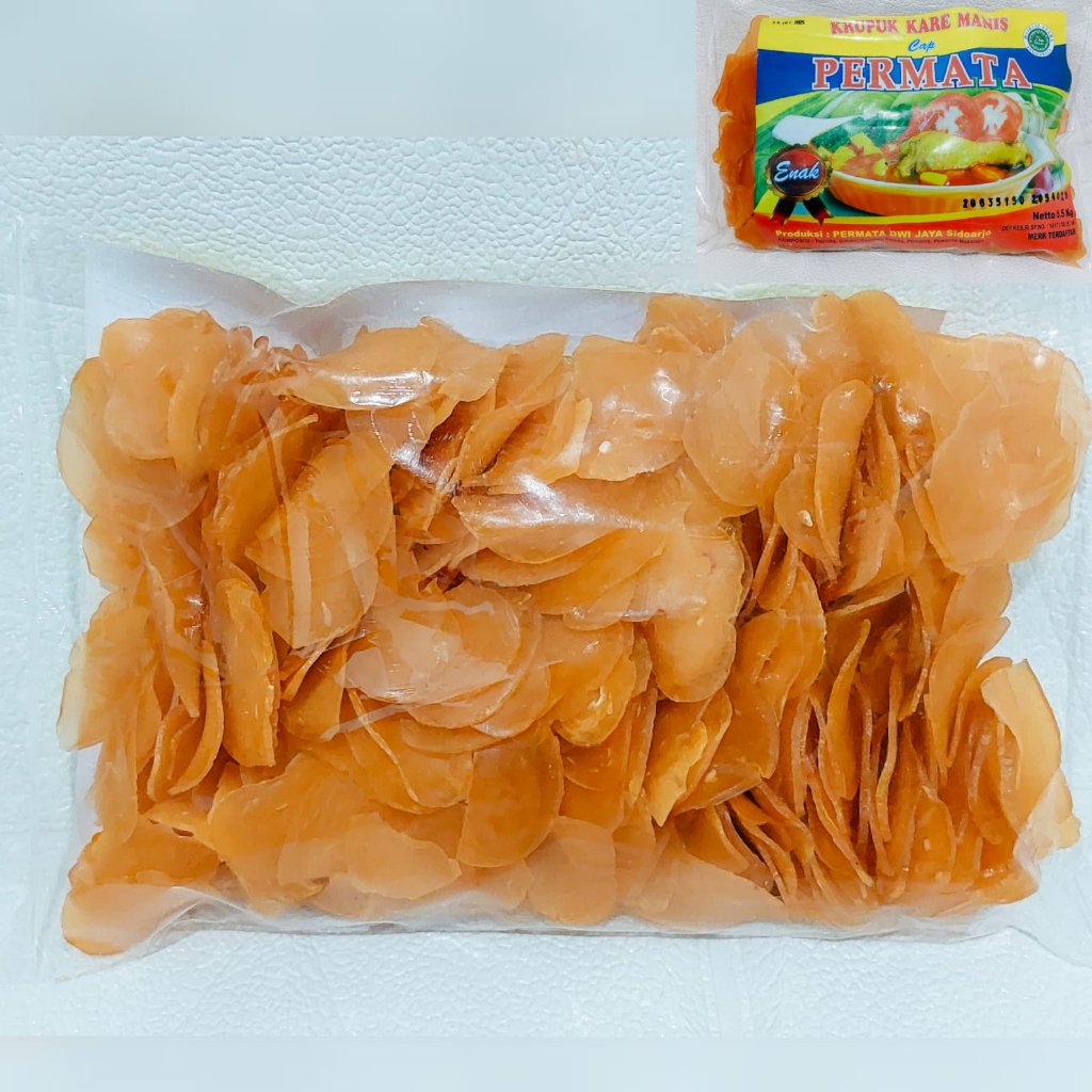 

[✅HALAL+BPOM] KERUPUK SARI UDANG SIDOARJO CAP PERMATA 500 GRAM