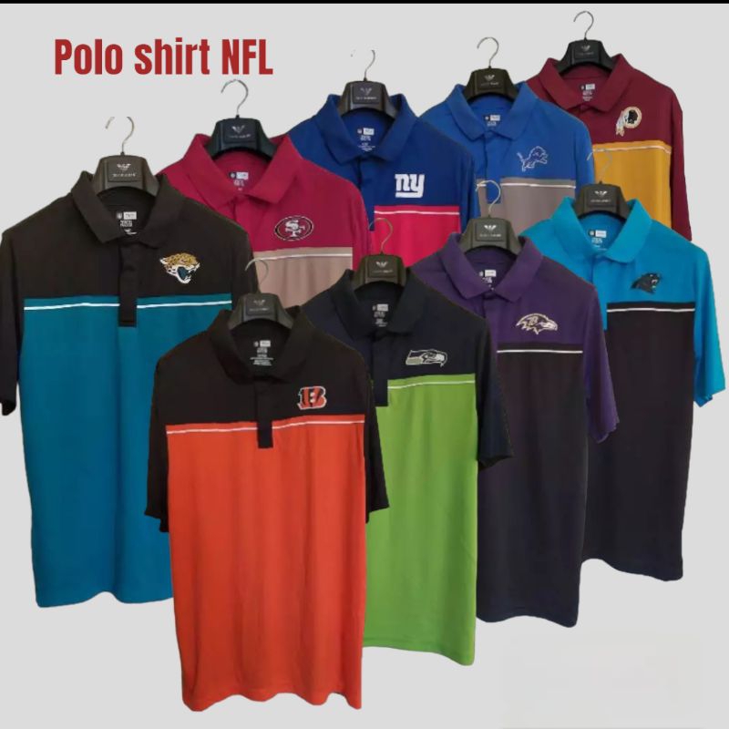 Original polo shirt nike nfl kaos kerah original
