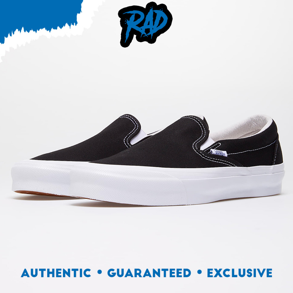 Vans Slip On Vault OG Spring/Summer 2020 Black/White (SS 2020) Original Resmi