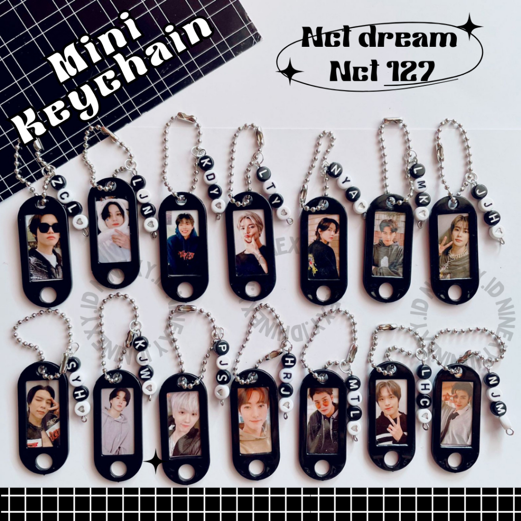 Gantungan kunci mini NCT DREAM NCT 127 / keychain keyring NCT 127 NCT DREAM