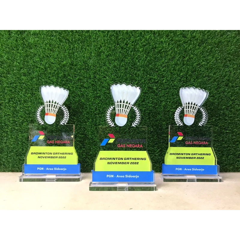 Plakat Badminton Plakat Bulutangkis Piala Badminton Piala Bulutangkis Akrilik
