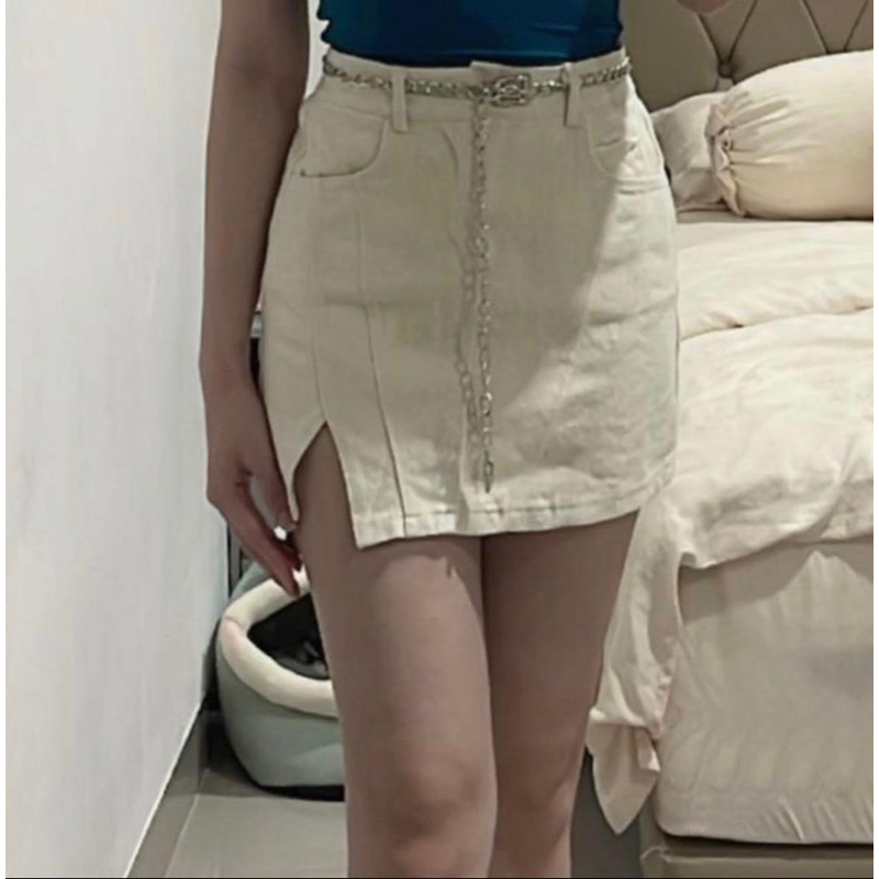 Rok Jeans Mini/Pendek (Mini Skirt) Rok ketat Import Bkk
