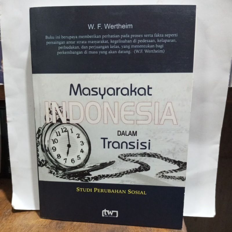 BUKU MASYARAKAT INDONESIA DALAM TRANSISI