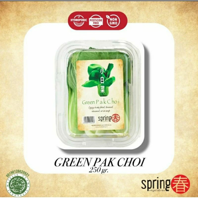 

Pak Choi Hijau - Spring Green Pak Choi 250 gr