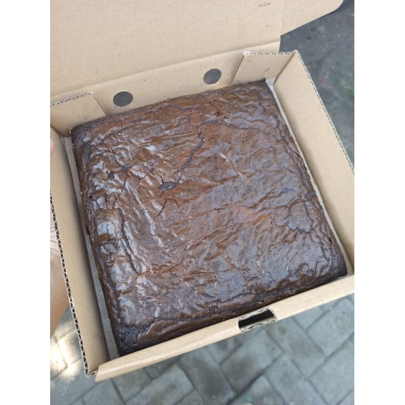 

Fudgy Brownies Brownies Panggang/ kue brownies