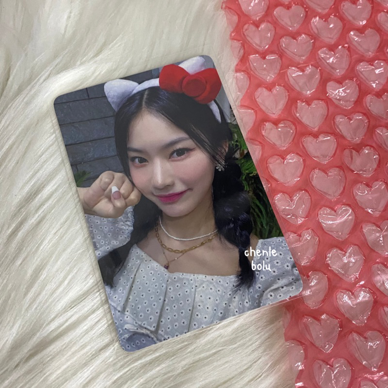 stayc isa photocard pc hello kitty helkit withmuu r2 wnl album we need love piyama pajamas pajama si