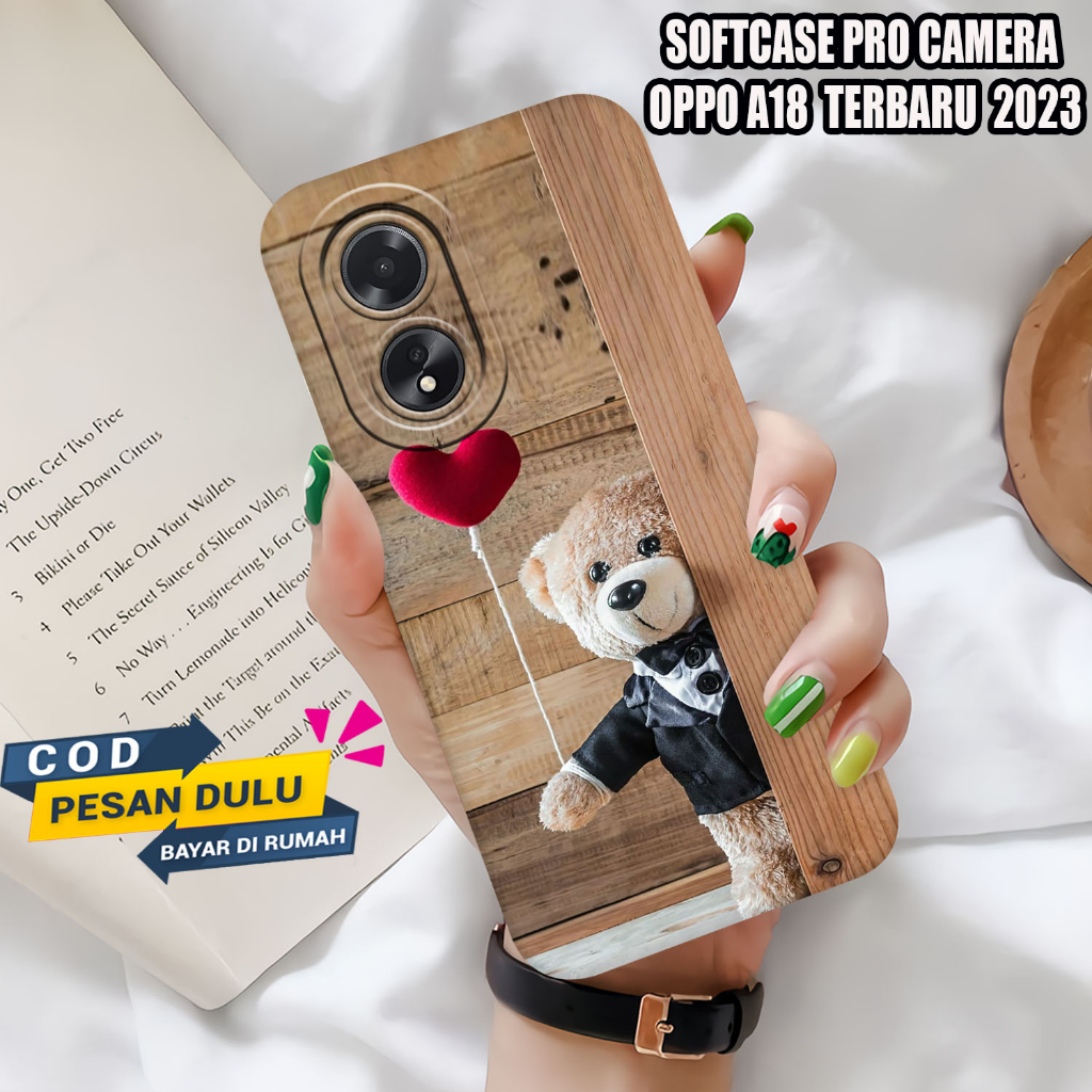 Softcase Oppo A18 Terbaru 2023 - Case Oppo A18 Terbaru 2023 - Casing  Oppo A18 Terbaru 2023 - BONEKA