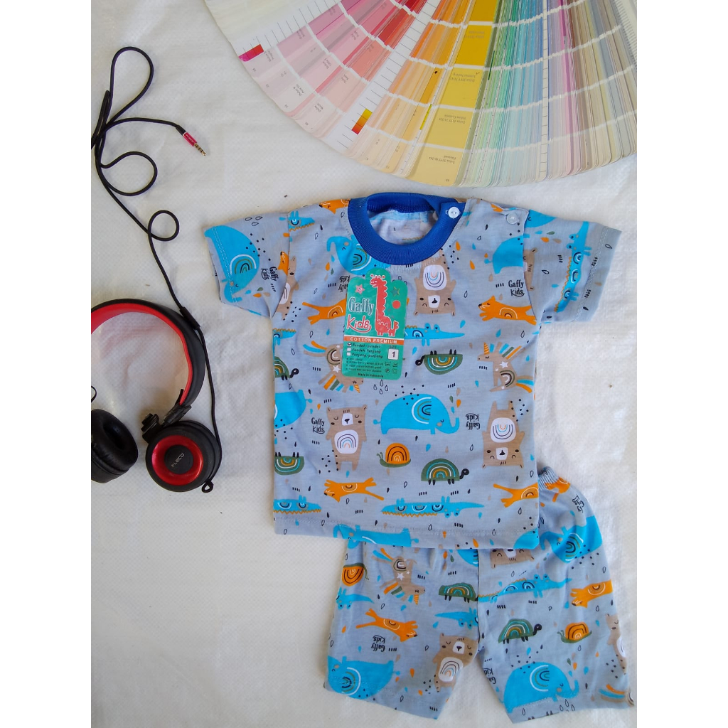 Baju Bayi Katun Premium GaffyKid Untuk Umur 4-18 Bulan