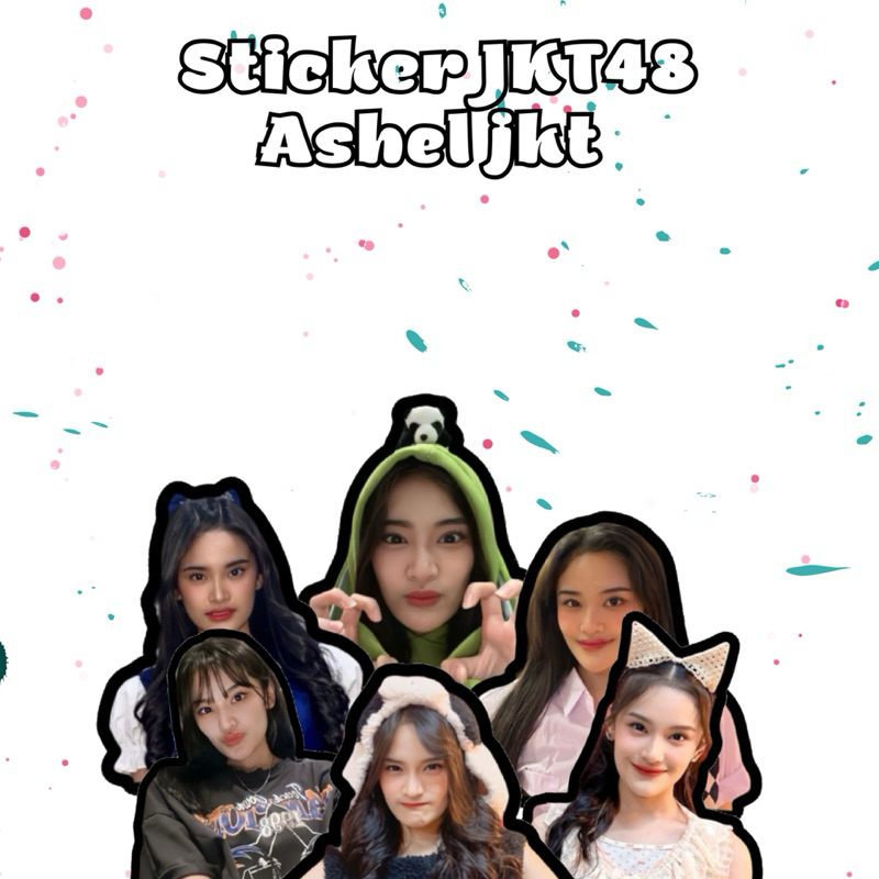 Sticker ASHEL JKT48 WOTA