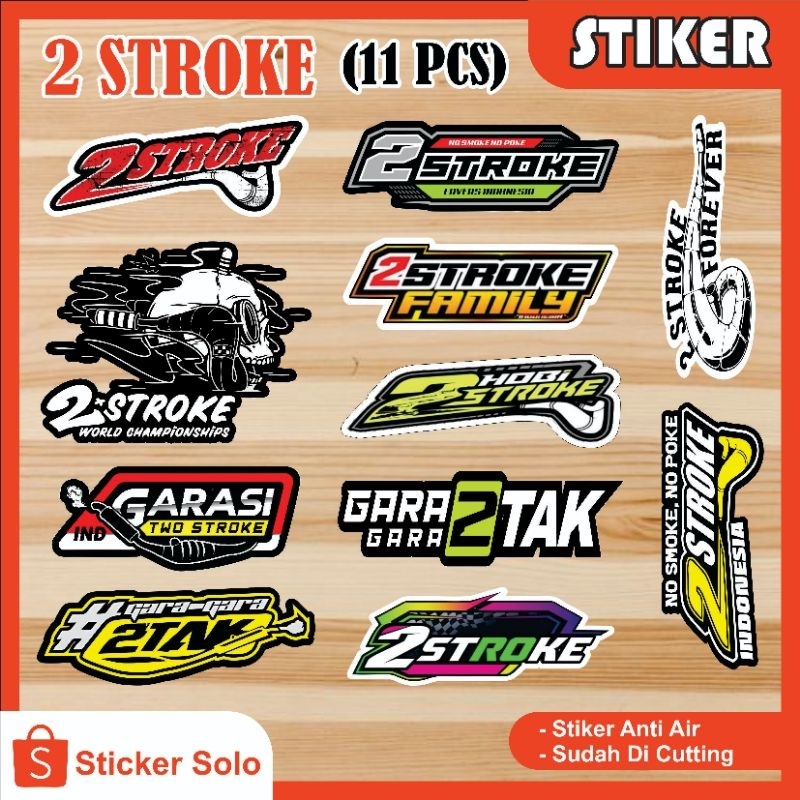 Stiker 2 Stroke
