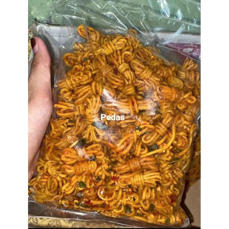 

Mie Gulung Pedas Original Daun Jeruk Isi 250gram &100gram