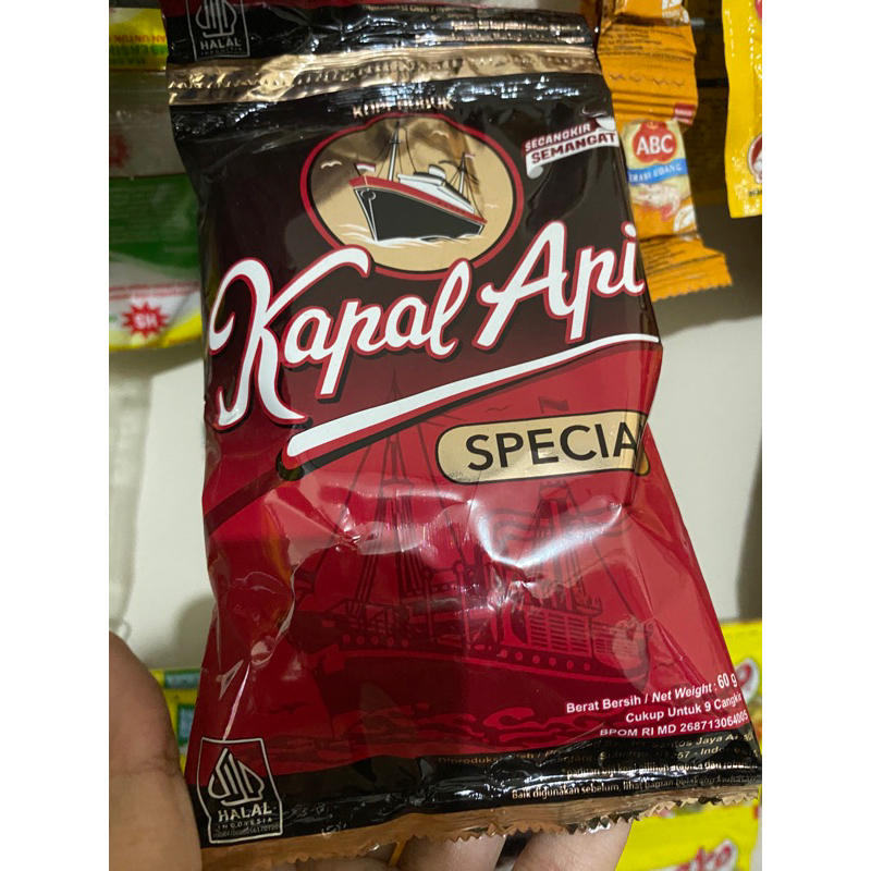 

Kopi Kapal Api Spesial 60gr tanpa gula