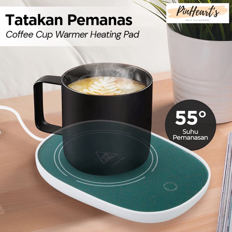 TATAKAN GELAS PEMANAS COFFEE CUP WARMER HEATING PAD / PENGHANGAT GELAS MUG CANGKIR KOPI | COFFEE CUP