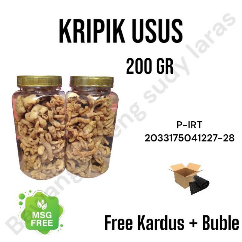 

Keripik Usus Crispy | Usus Ayam Goreng toples