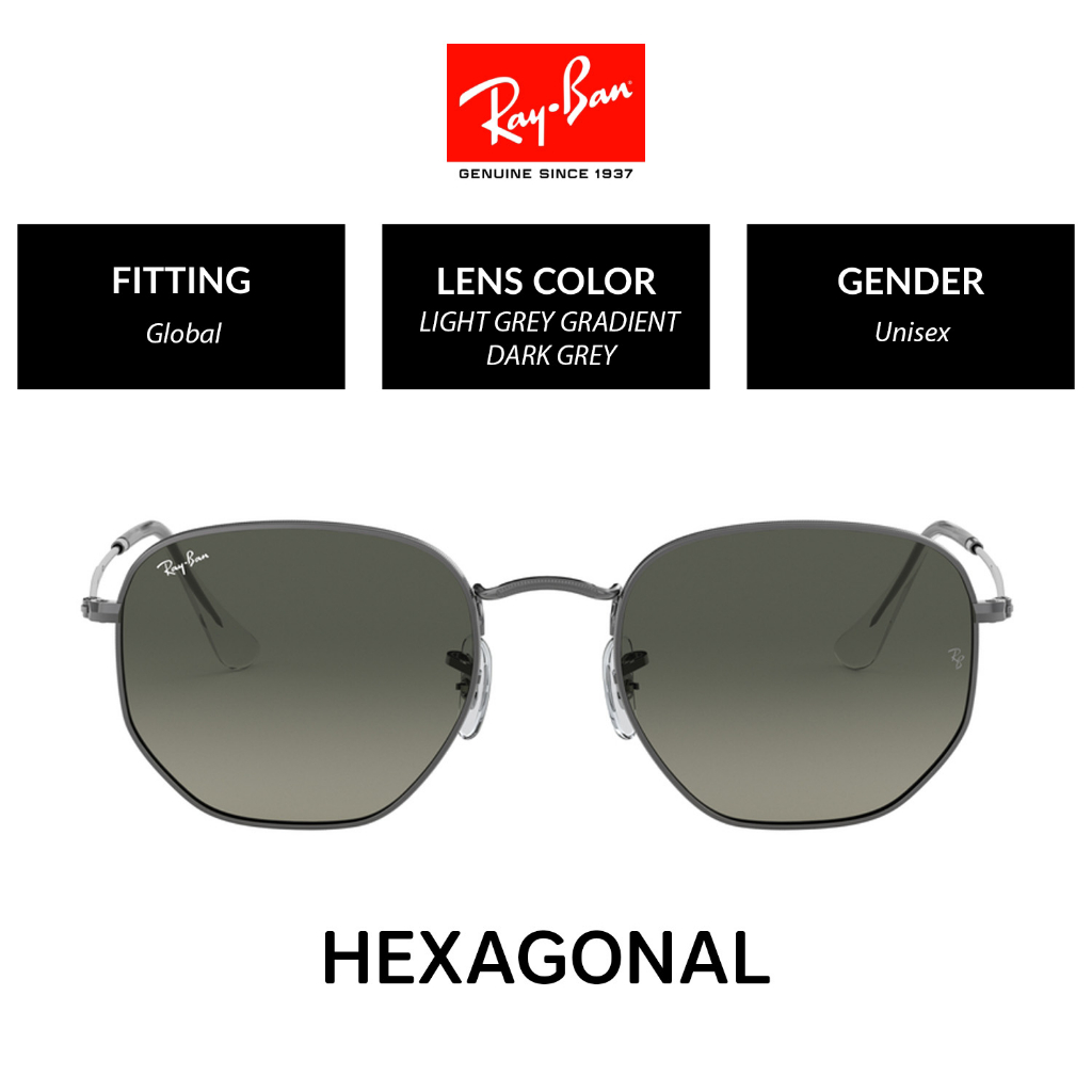 RAY-BAN Hexagonal | RB3548N 004/71 | Global | Sunglasses | 54mm