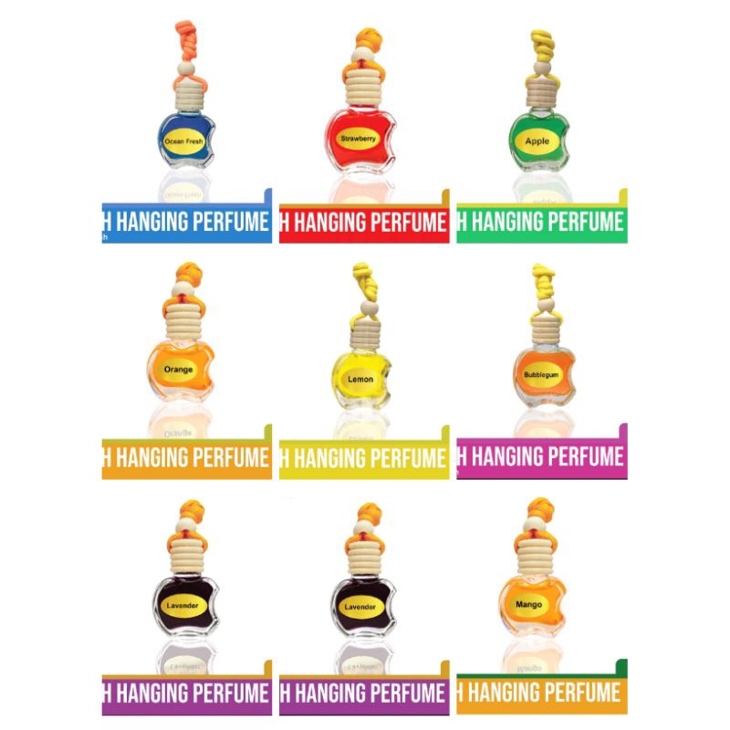 Farfum ruangan mobil farfum 11varian botol Apple 10ml