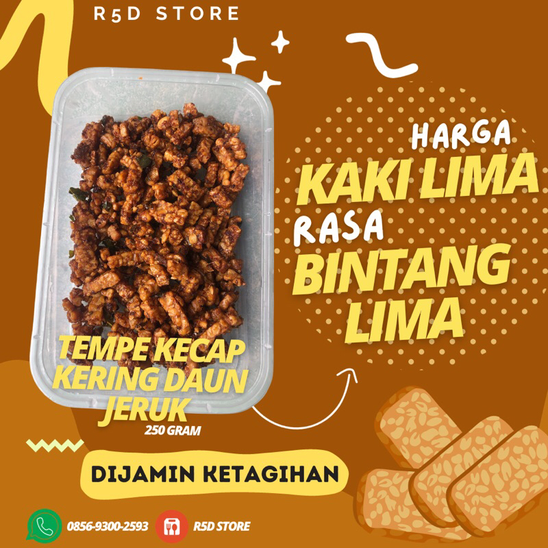 

Tempe Orek - Tempe Kecap Kering Daun Jeruk