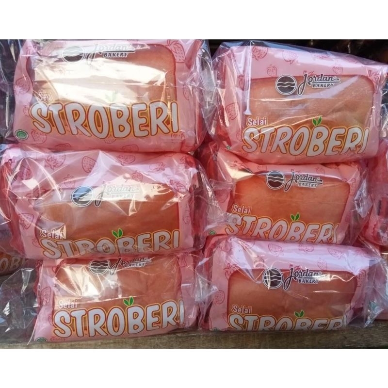 

ROTI JORDAN RASA STRAWBERRY / ANEKA RASA / ROTI ENAK MURAH / HARGA GROSIR