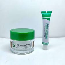 PAKET SALEP PEMUTIH MALAM+ WHITENING CREAM KHUSUS FLEK, HITAM JERAWAT (ORIGINAL RESEP DOKTER LISTIAN